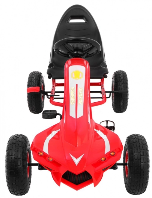 Bajnok pedálos gokart gyerekeknek 3+ piros