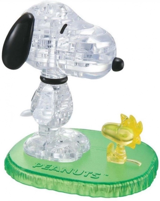 3D kristály puzzle Snoopy és Woodstock