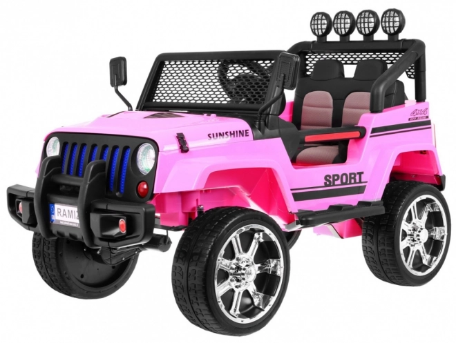 Terepjáró Raptor Drifter rózsaszín + Távirányító + 4x4 Meghajtás + Tárolóhely + Lassú indítás + LED MP3