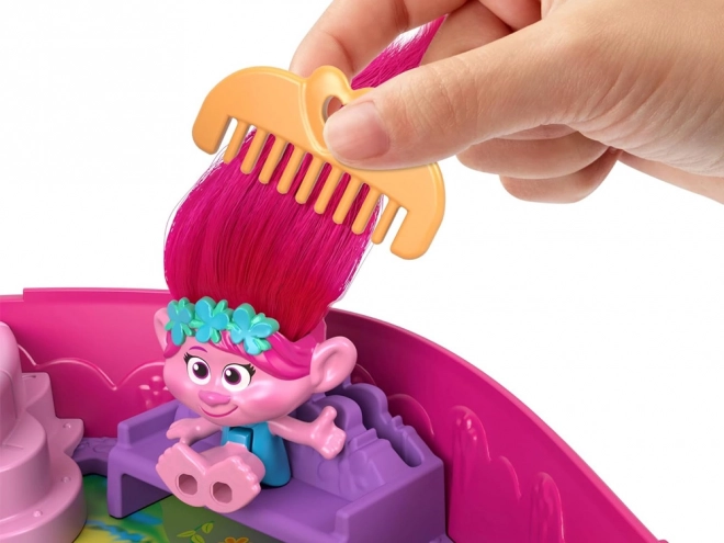 Polly Pocket TROLLS Poppy összecsukható ház