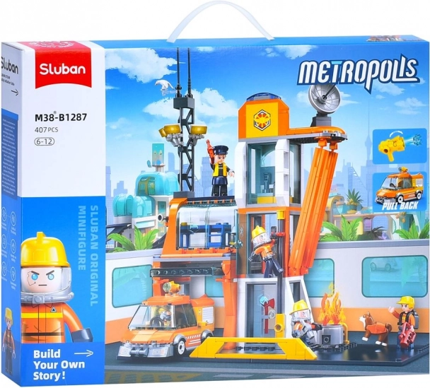 Sluban Metropolis Mentőállomás Építőkészlet