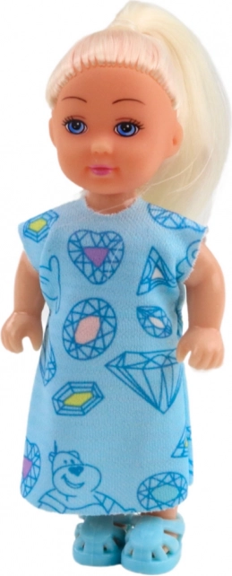 Mini baba készlet Édes kiegészítők Kék ruha