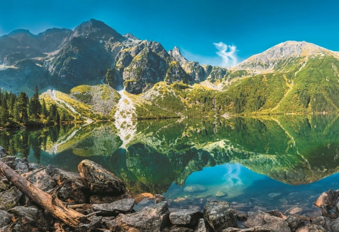 Trefl puzzle halastó, Tatry hegység - 1500 darab