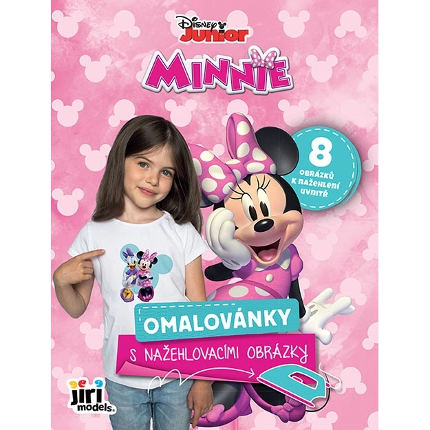 Minnie vasalható matricás színező