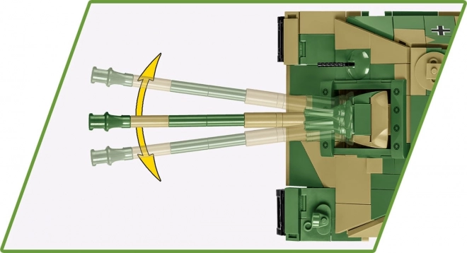 II. világháborús Jagdpanther makett COBI készlet