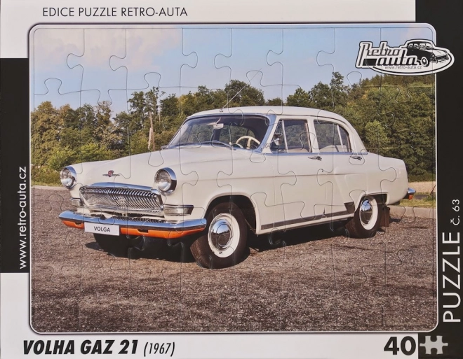 Retro-Autók Volha GAZ 21 (1967) Puzzle