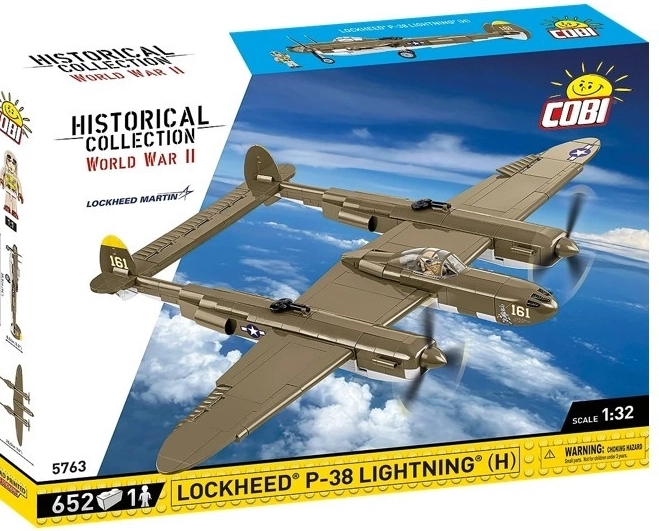 Építőkészlet Lockheed P-38H Lightning