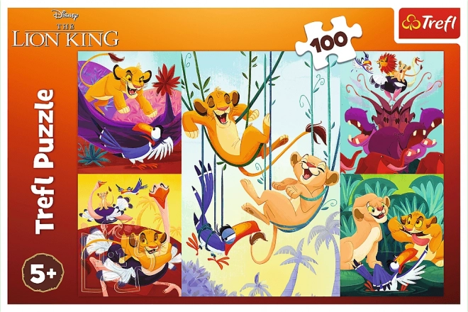 Király oroszlán Disney puzzle 100 darabos