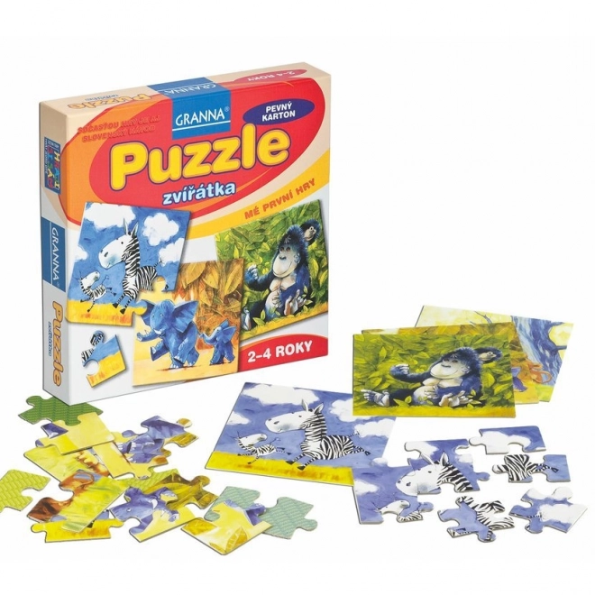 Granna állatos puzzle