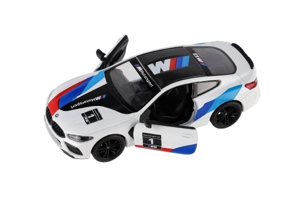 Kinsmart bmw m8 competition coupé autó modell