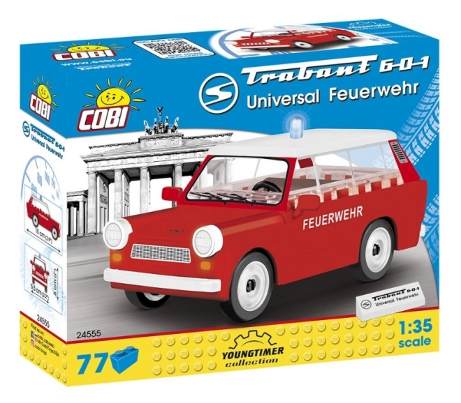 Trabant 601 Universal tűzoltóautó építőkészlet