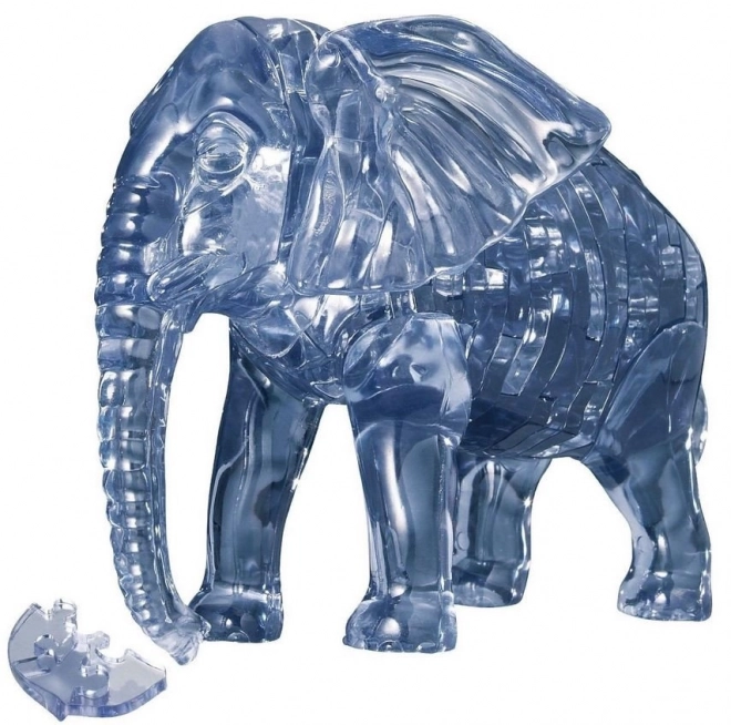 3D kristály puzzle elefánt