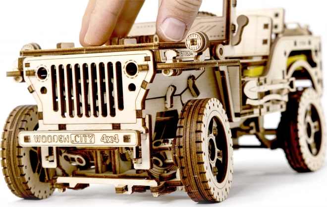 Wooden City 3D puzzle terepjáró Jeep 4x4