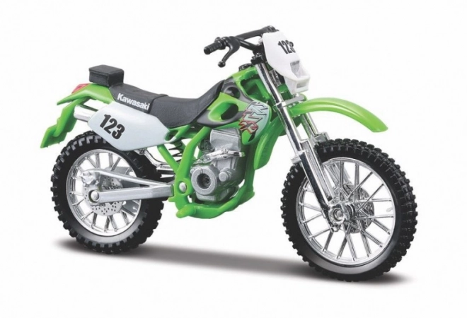 Fém Kawasaki KLX 250SR motor modell állvánnyal