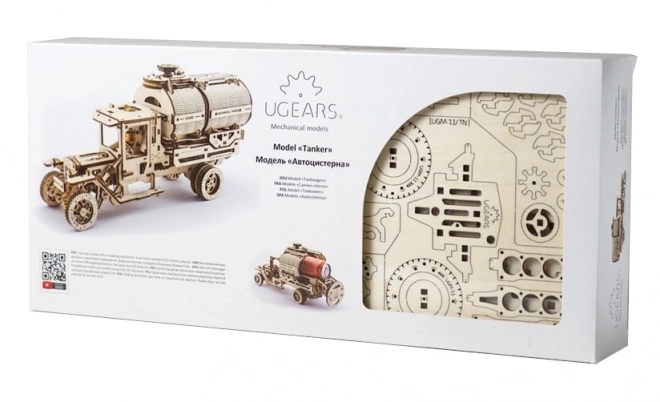 Ugears 3D puzzle teherautó tartálykocsi