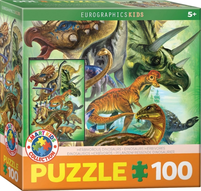 Eurographics puzzle növényevő dinoszauruszok 100 darab