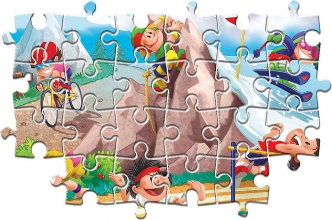 Puzzle Na Sportowo - Clementoni