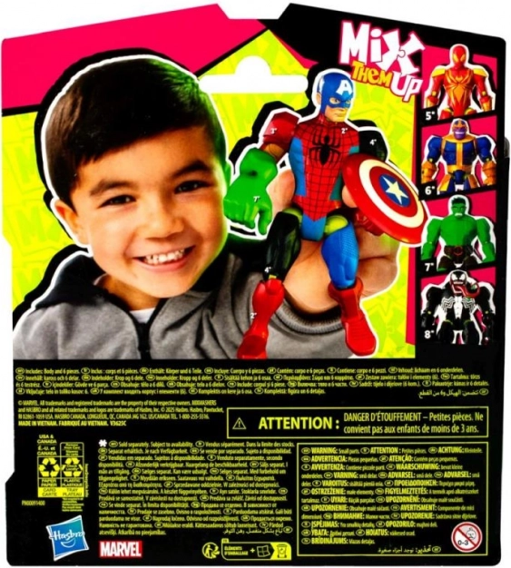 Avengers Mixmashers Amerika Kapitány figura