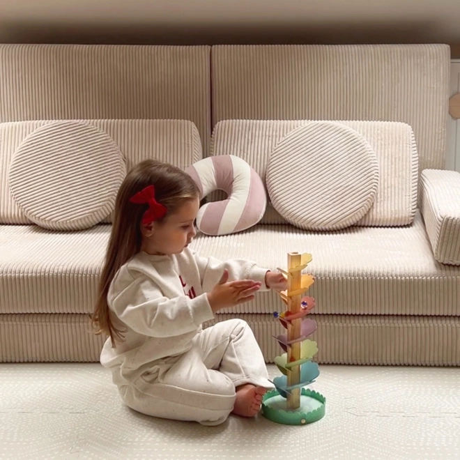 Woopie Green Fa golyópálya Zenefa Montessori FSC
