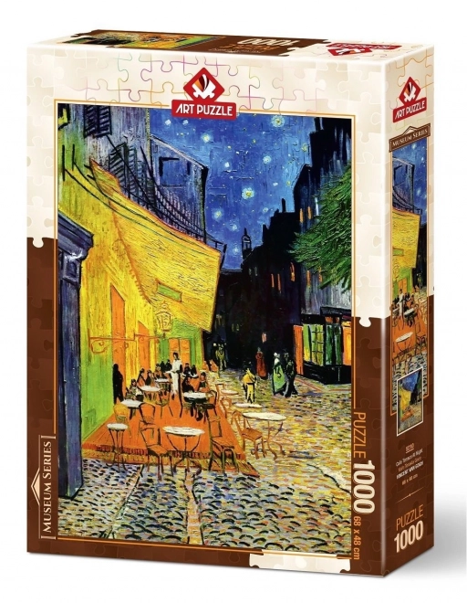 Éjszakai kávéházi terasz puzzle - 1000 darabos