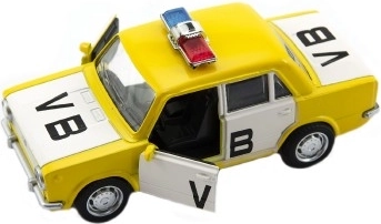 Rendőrautó VB Lada 1200 elemmel, hanggal és fényekkel