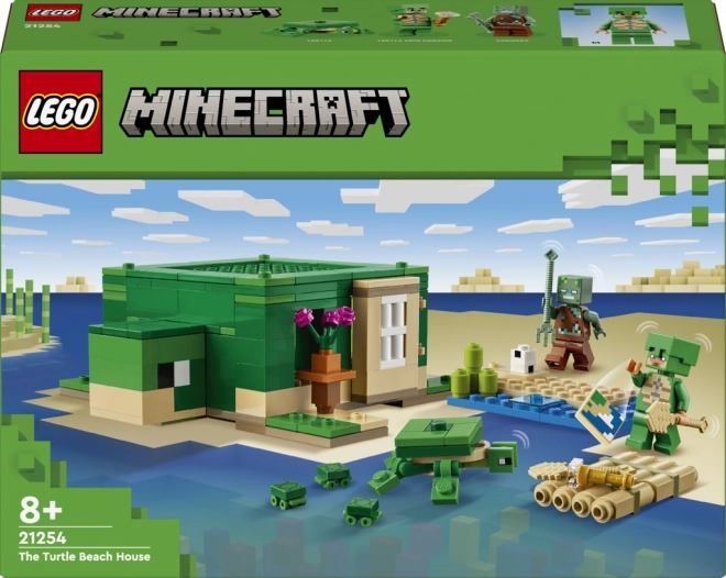 lego minecraft teknősbéka tengerparti ház