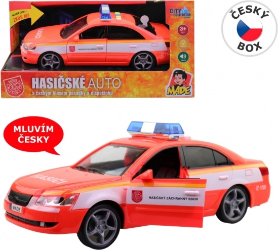 Tűzoltó személygépkocsi cseh hanggal, 24 cm