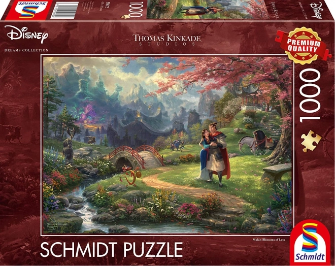 Schmidt puzzle mulan: a szerelem virágai 1000 darabos