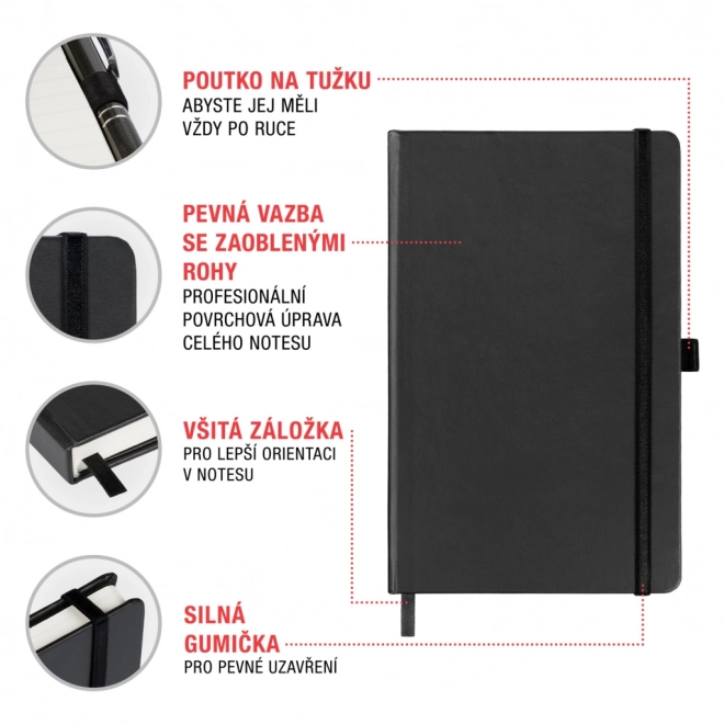 Notique vonalas jegyzetfüzet Malba