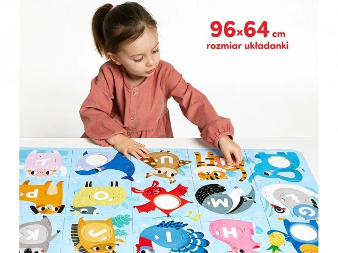 CzuCzu nagy puzzle lyukkal Ábécé