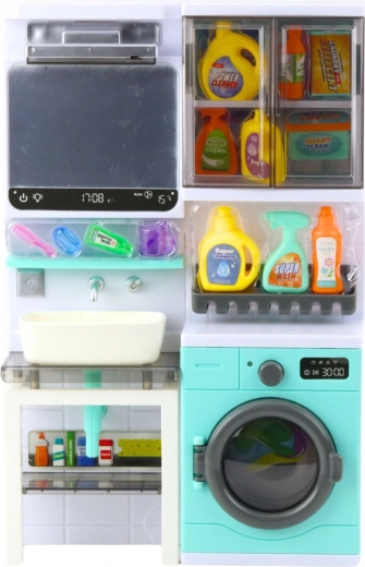 Valósághű mosógép fényekkel és hangokkal