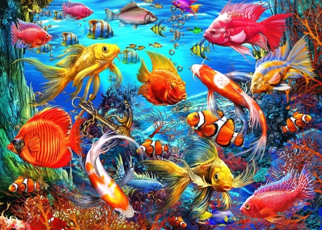 Trópusi halak puzzle 1500 darabbal