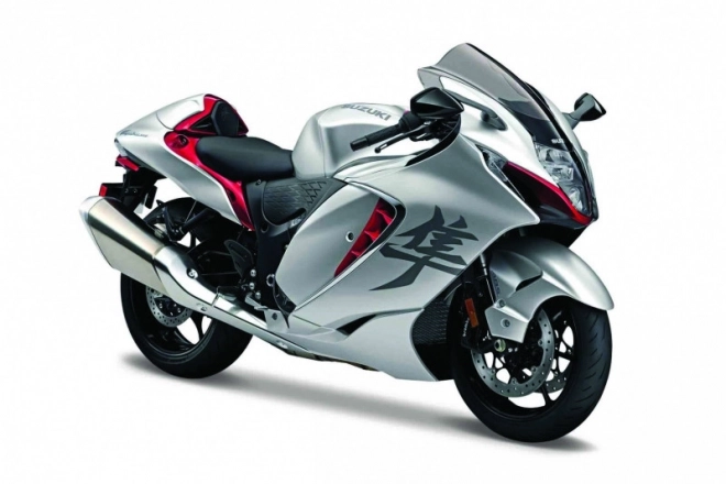 Suzuki Hayabusa 2022 fém motorkerékpár modell 1:12