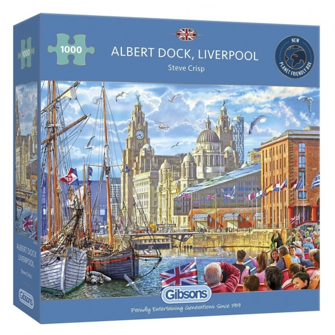 Albert Dock, Liverpool kirakó 1000 darabos - GIBSONS