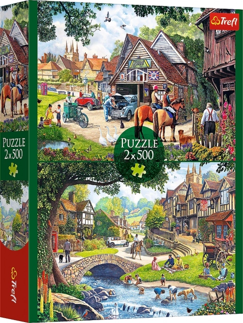 Sielankowe Élet Puzzle 2x500 Darabos Készlet