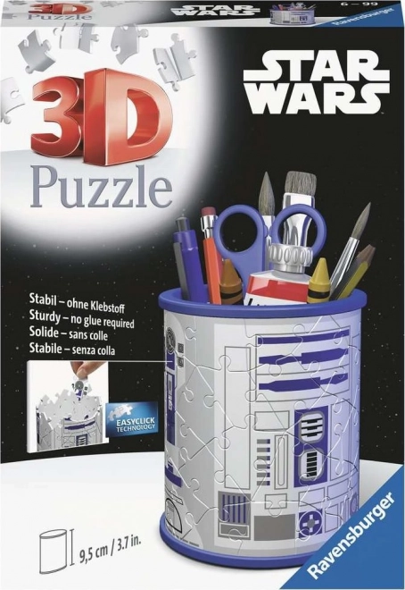 Star Wars 3D puzzle R2-D2 ceruzatartó