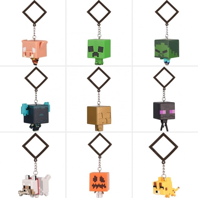 Minecraft figura kulcstartó – meglepetés doboz