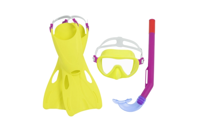 Snorkel száraz felső résszel és puha szájrésszel
