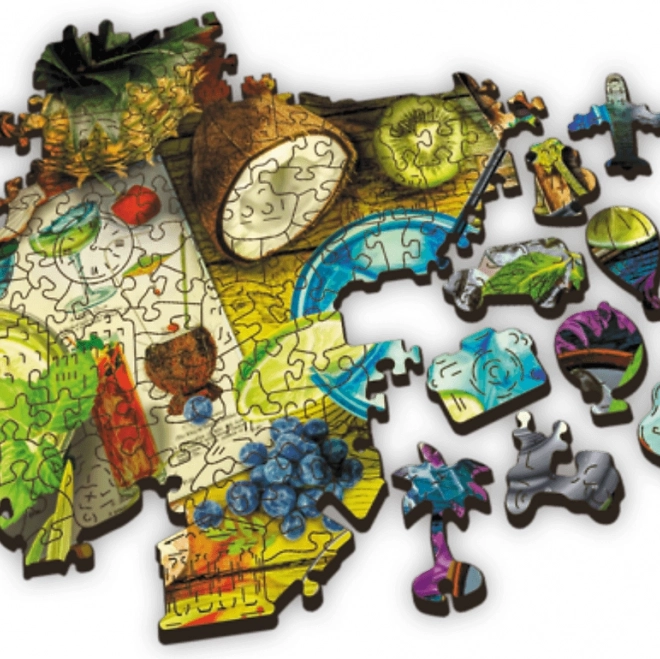 TREFL Fa puzzle Színes koktélok 501 darab