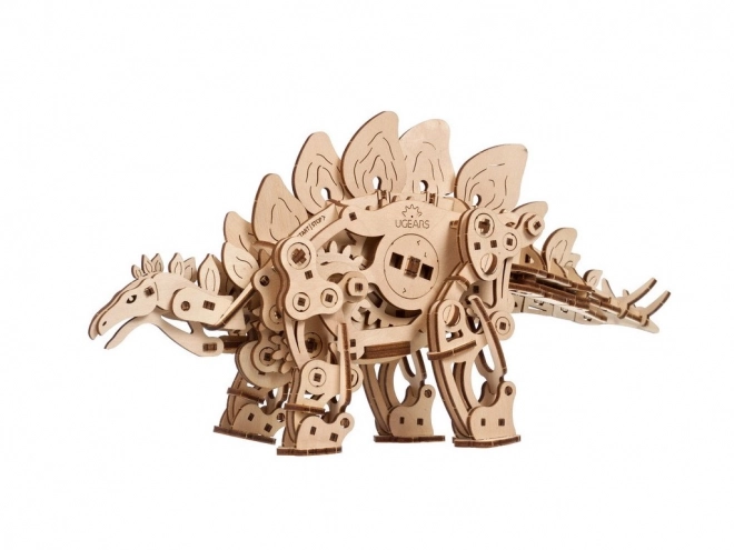 Ugears 3D fa mechanikus puzzle Stegosaurus