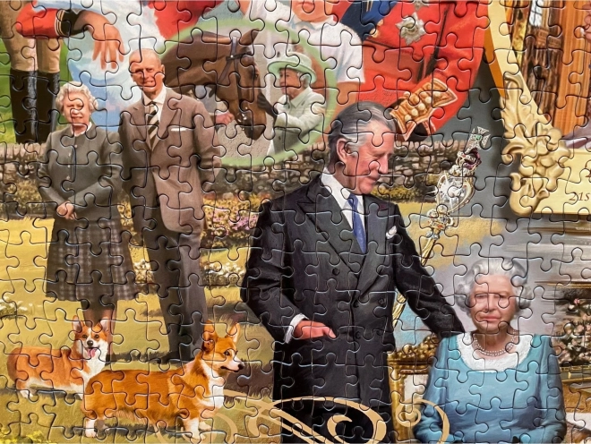 Királynő Erzsébet II. - 1000 darabos Gibsons puzzle