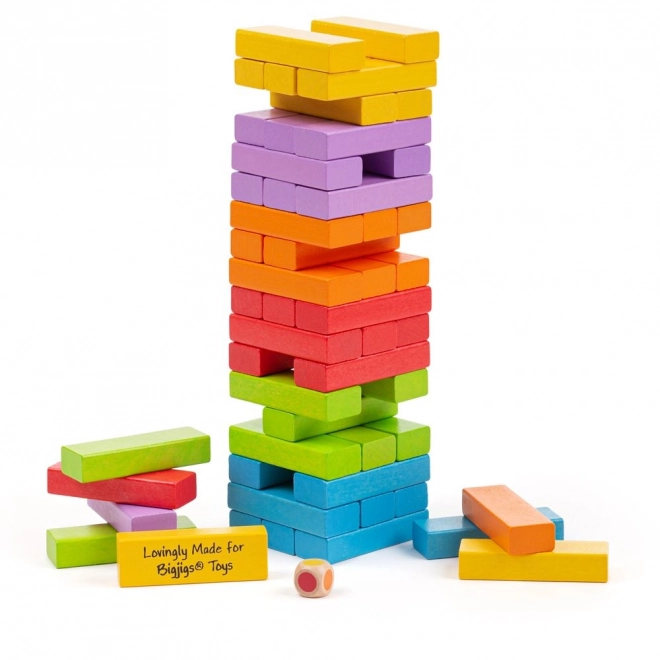 Színes Jenga Bigjigs Toys