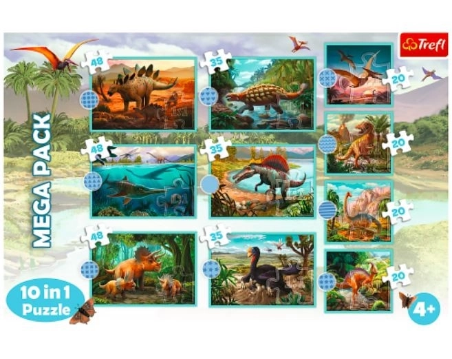 Dinoszaurusz világában puzzle készlet