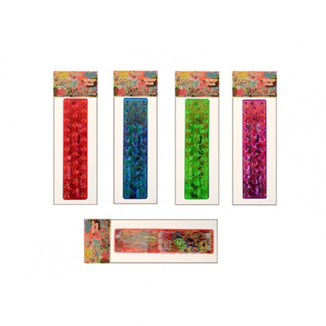 Loom készlet 200 színes gumival