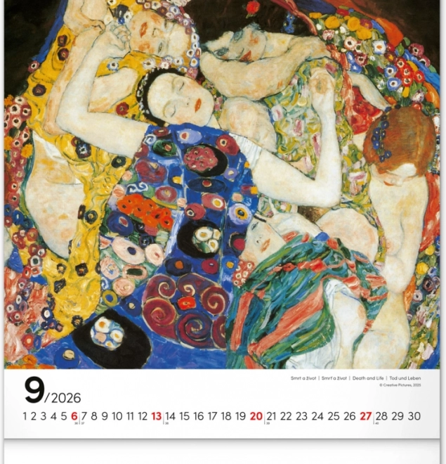 Falik naptár Gustav Klimt 2026