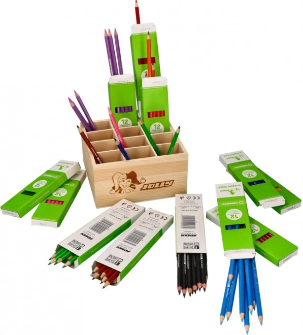 Supersticks Classic Készlet Fa Dobozban, 144 db