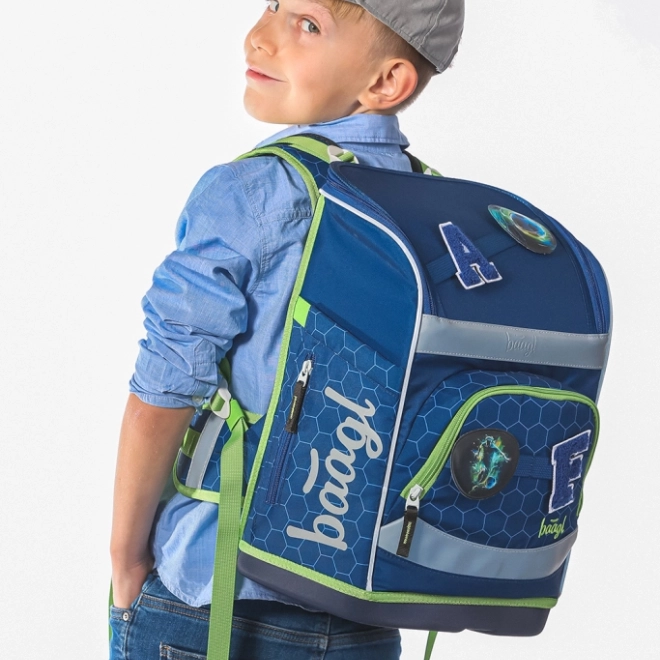 Zippy plus iskolatáska focilabda mintával