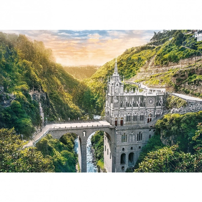 Trefl puzzle Las Lajas székesegyháza, Kolumbia