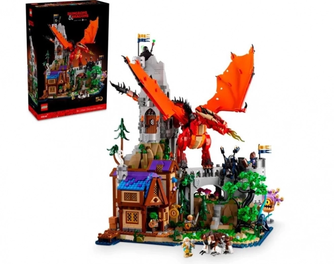 lego ideas: a vörös sárkány meséje dungeons & dragons