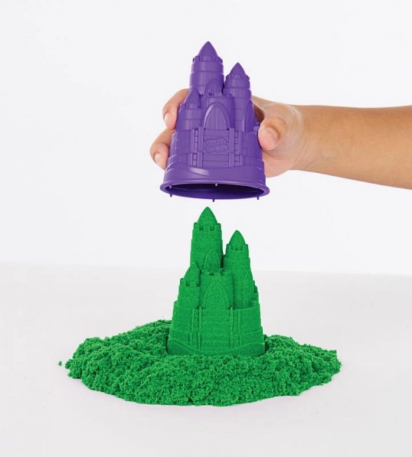 kinetic sand játszókészlet alátéttel Zöld